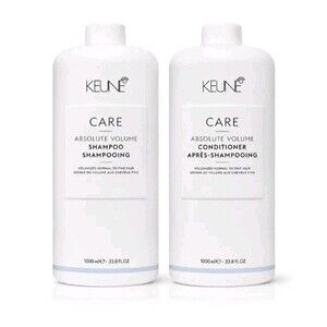 Keune Care Absolute Volume Shampoo & Conditioner Set – 33.8 fl oz (1000 mL) Each